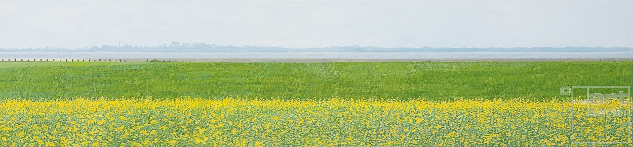 Fischland | Malerei von Sven Wiebers | Acryl auf Baumwolle, realistisch