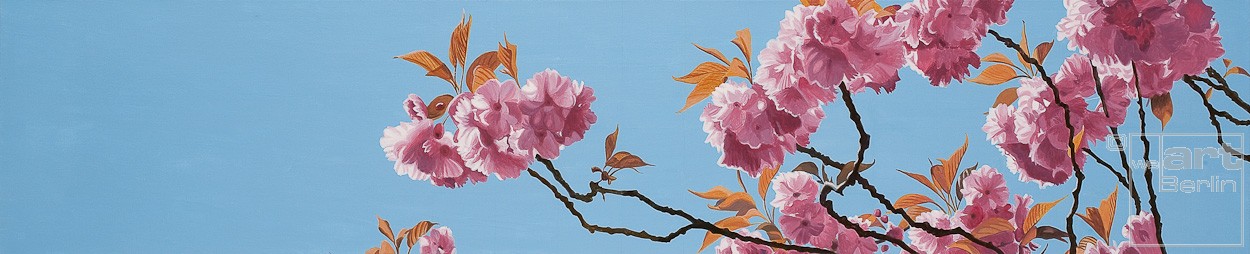 Baumblüte | Malerei von Sven Wiebers | Acryl auf Baumwolle, realistisch