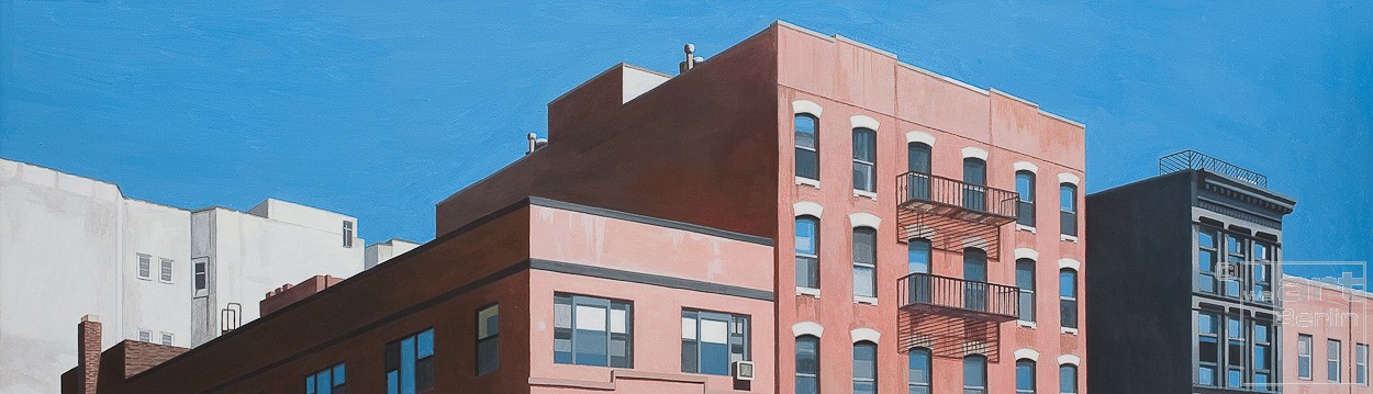 East Village | Malerei von Sven Wiebers | Acryl auf Baumwolle, realistisch