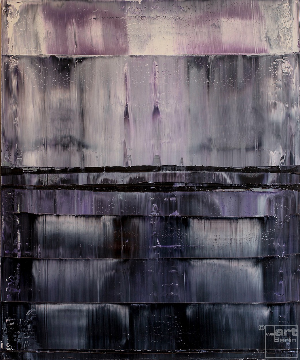 Prisma 12 - Gesteinströmung | Malerei von Lali Torma | Öl auf Leinwand, abstrakt