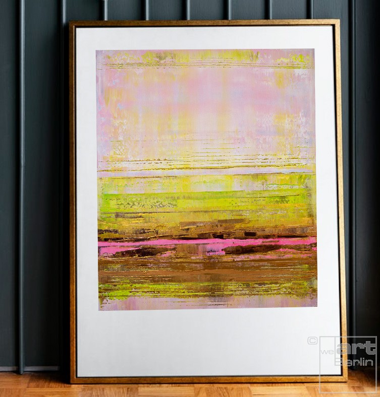 Kunstdruck Prisma 13 - Pinker Nil by Torma | Fineartprint Hahnemühle, Limitierung 10