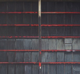 Dach | Malerei von Sven Wiebers | Acryl auf Baumwolle, realistisch