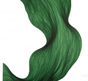 Evergreen Fold | Lali Torma | Zeichnung | Kalligraphie Tinte auf Papier