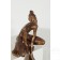 Der Kantenhocker - Detail von rechts, Bronze Plastik, Skulptur von Tim David Trillsam, Edition