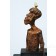 Nesthocker - Eisen Plastik mit Blattgold, Skulptur von Tim David Trillsam, Edition (3)