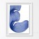 Lavender Blue | Lali Torma | Zeichnung | Kalligraphietusche auf Papier, gerahmt