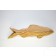 Wandinstallation Forellenschwarm (aus 3) | Künstler Marek Schovanek | Einzelansicht Fisch Plastik 4 aus Holz