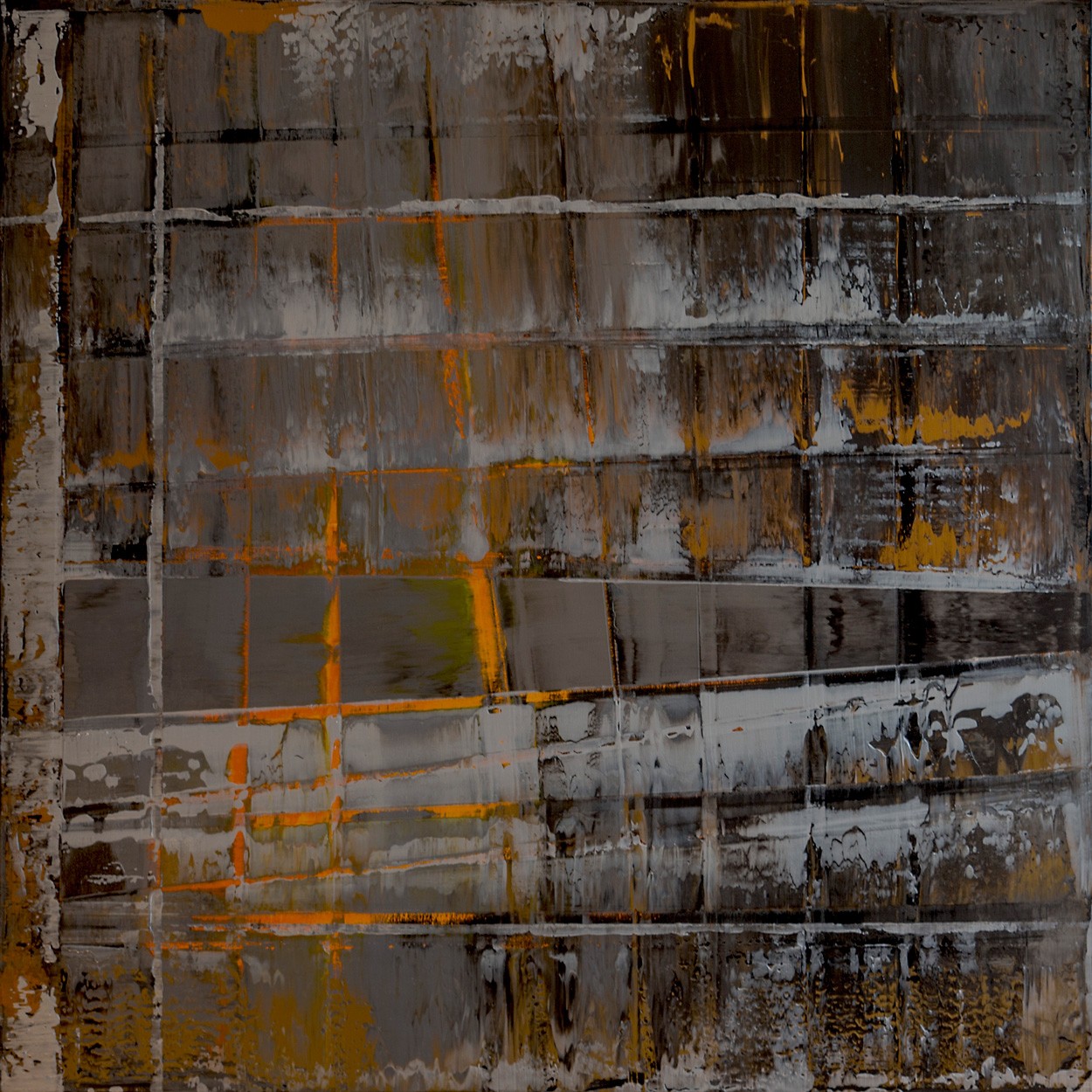 Onyx-Dekonstruktion | Malerei von Lali Torma | Acryl auf Leinwand, abstrakt