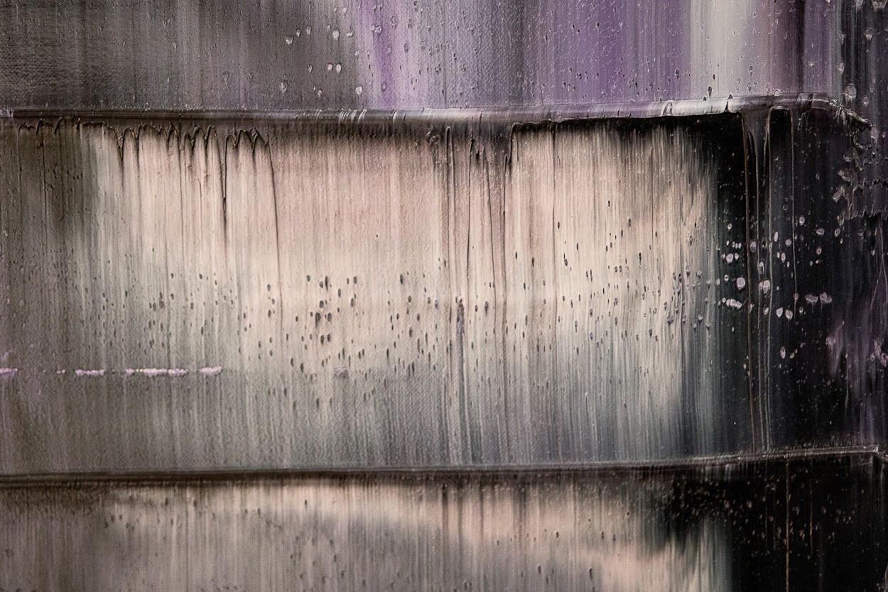 Prisma 12 - Gesteinströmung, Detail 3 | Malerei von Lali Torma | Öl auf Leinwand, abstrakt
