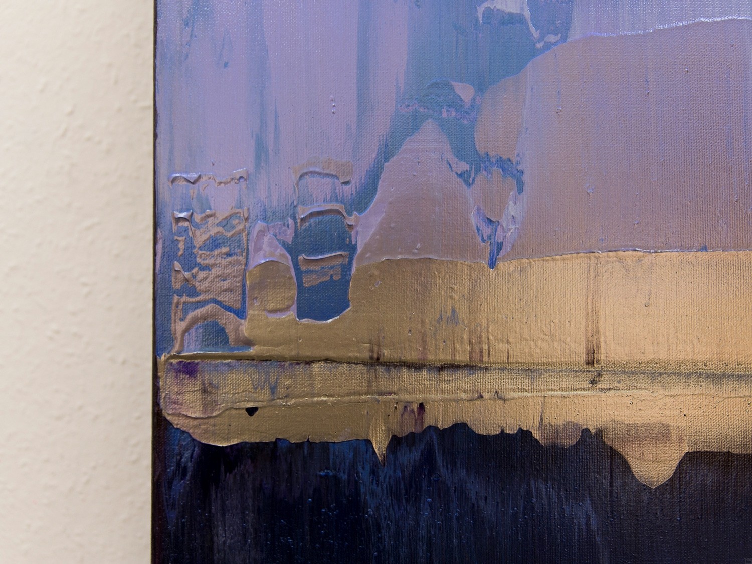 Prisma 17 – Amarant Dunst | Malerei von Lali Torma | Acryl auf Leinwand, abstrakt, Detail 5