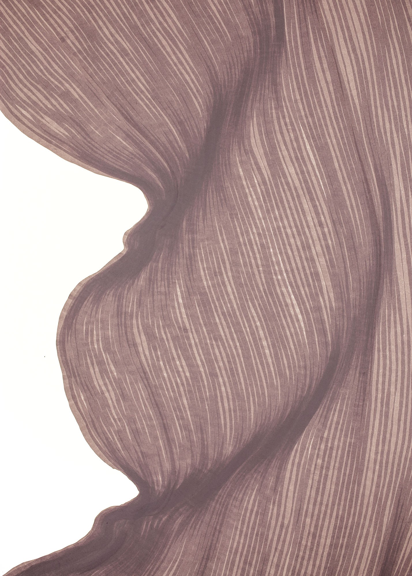 Old Lavender | Lali Torma | Zeichnung | Kalligraphie Tinte auf Papier - Detail