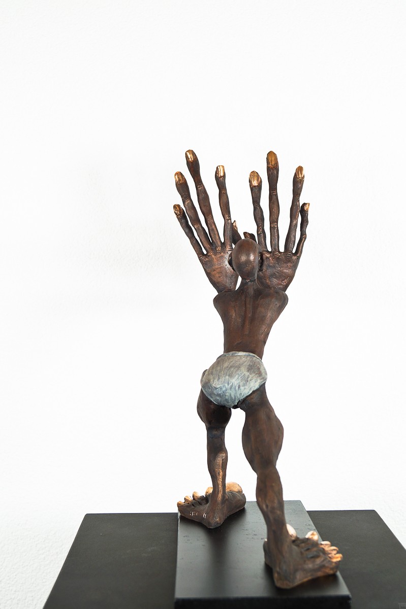 Der Klügere gibt nach | Bronze Plastik, Skulptur von Tim David Trillsam, Edition - 5