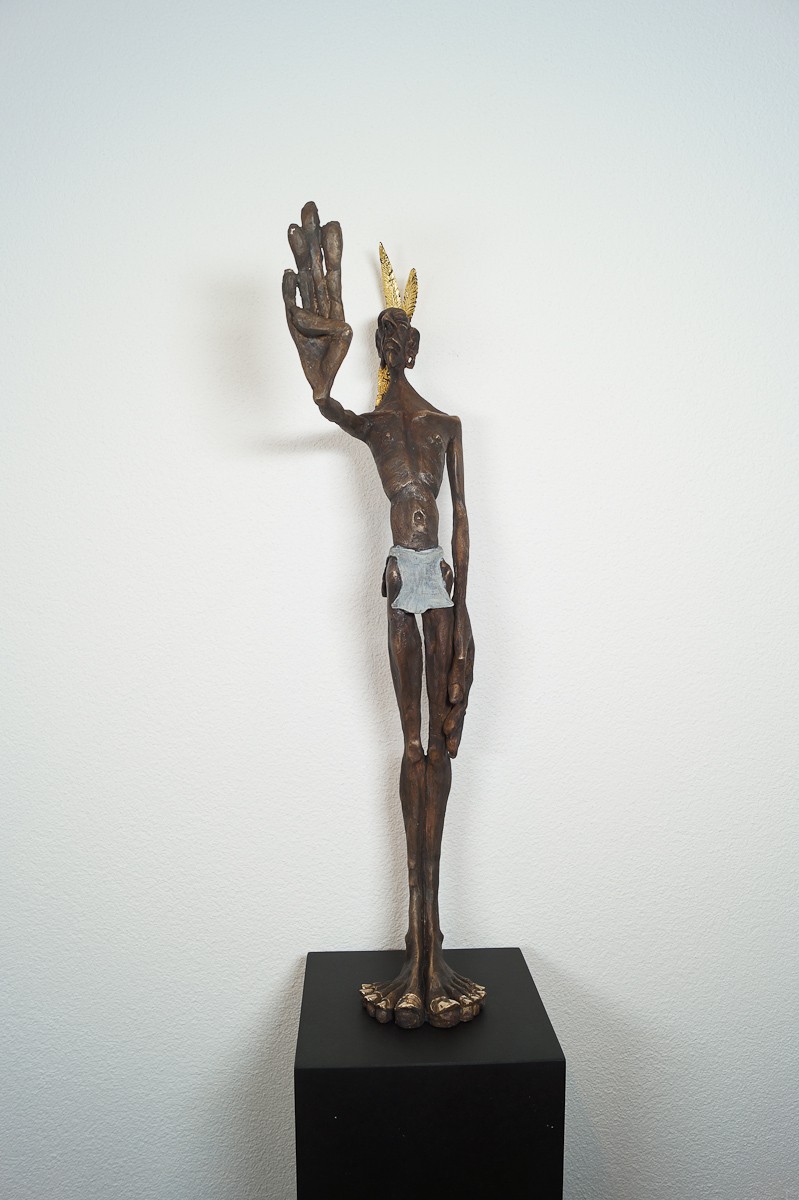 Do no harm | Bronze Plastik, Skulptur von Tim David Trillsam, Edition - 12