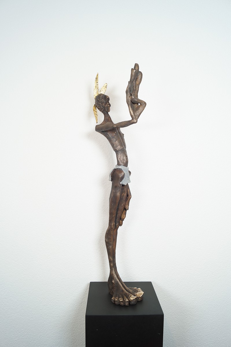 Kleiner Bruder | Bronze Plastik, Skulptur von Tim David Trillsam, Edition - 5