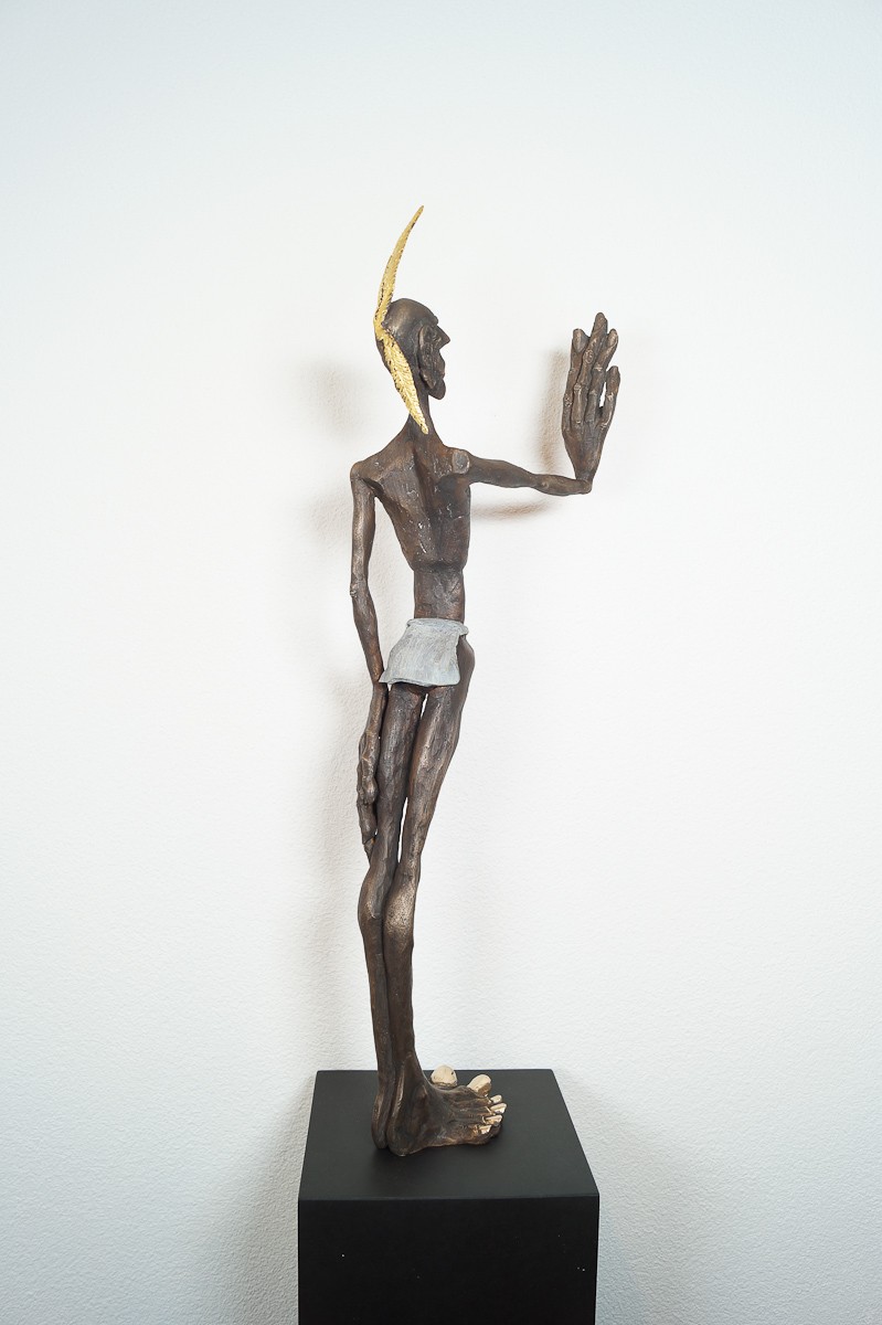 Kleiner Bruder | Bronze Plastik, Skulptur von Tim David Trillsam, Edition - 7