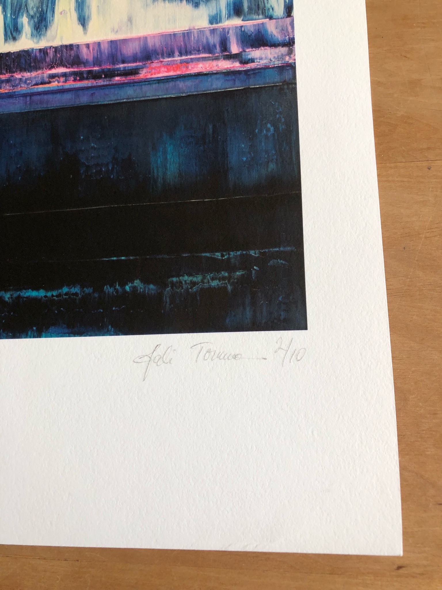 Kunstdruck Prisma 14 - Iceberg Under Line by Torma | Fineartprint Hahnemühle, Limitierung 10 - signiert