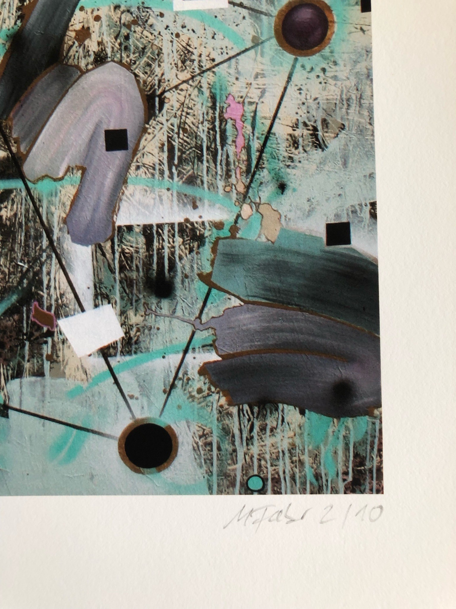 Kunstdruck "Zwischenraeume 12" by Faber | Fineartprint Hahnemühle, Limitierung 10 - signiert