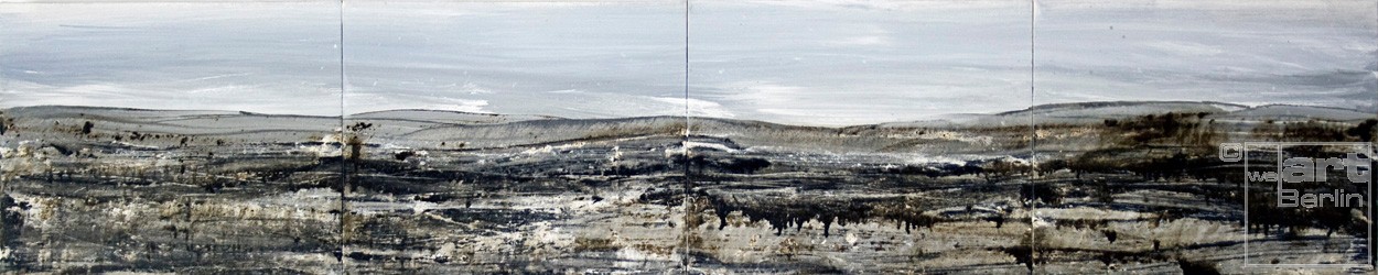 Malerei Prestige | Künstler Marek Schovanek | Mixed Media auf Leinwand, Panorama
