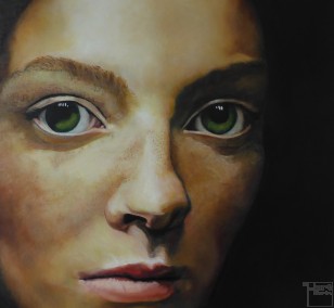 The moment | painting by Eva Nordal | oil on canvas, realistic art