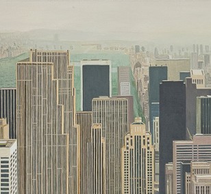 New York 2000 | painting by Sven Wiebers | acrylic on cotton, realistic art