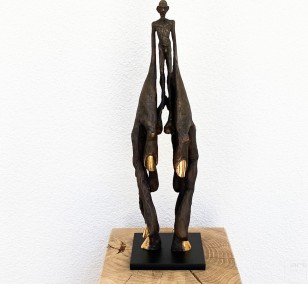 Thread Puller - Bronze Plastic, Sculpture by Tim David Trillsam, Edition