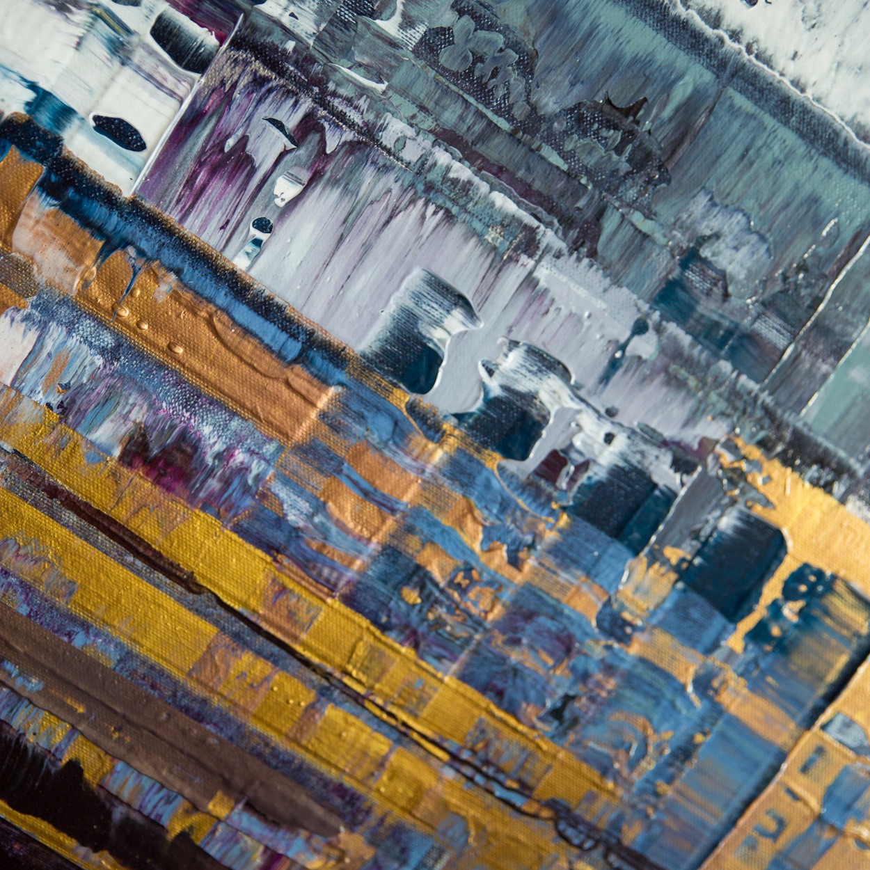 Pixel 1, detail lateral 2 | Painting by Lali Torma | acrylic on canvas, abstract