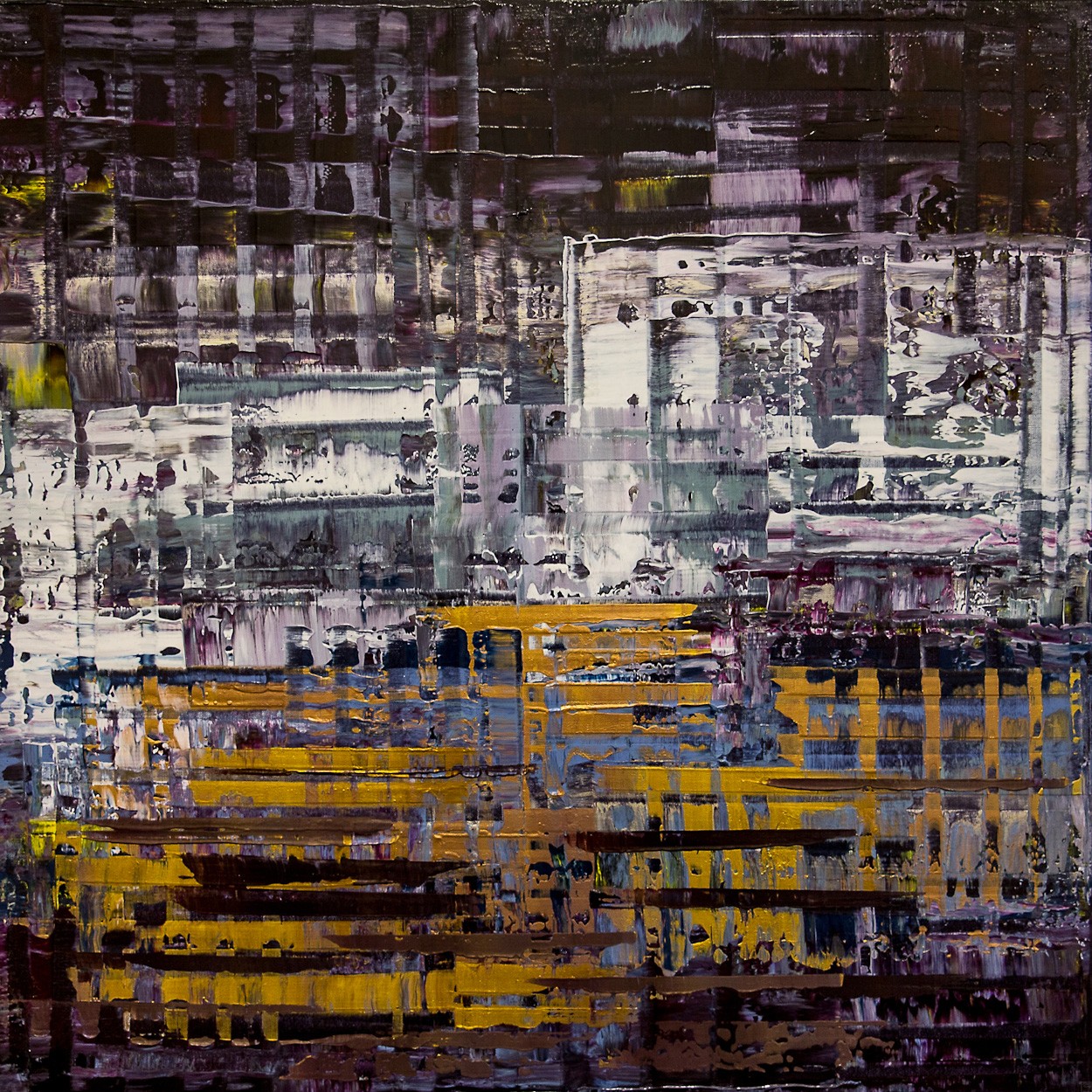 Pixel 1 | Painting by Lali Torma | acrylic on canvas, abstract