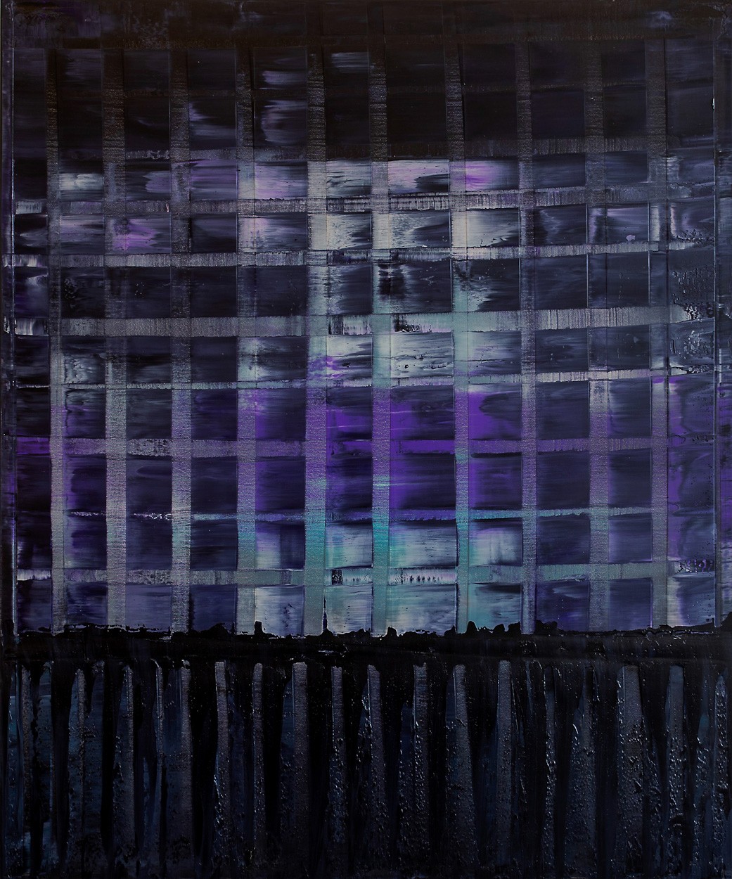 Violet ARMA | Painting by Lali Torma | oil on canvas, abstract