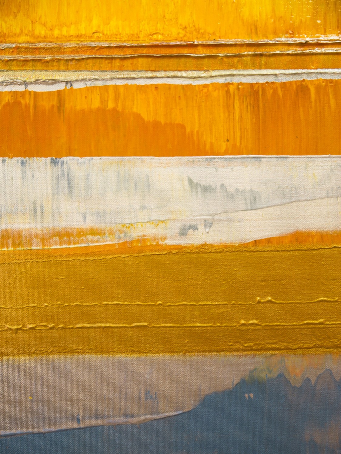 Prism 18 – Sunny Silver | Painting by Lali Torma | Acrylic on Canvas, abstract, detail 05