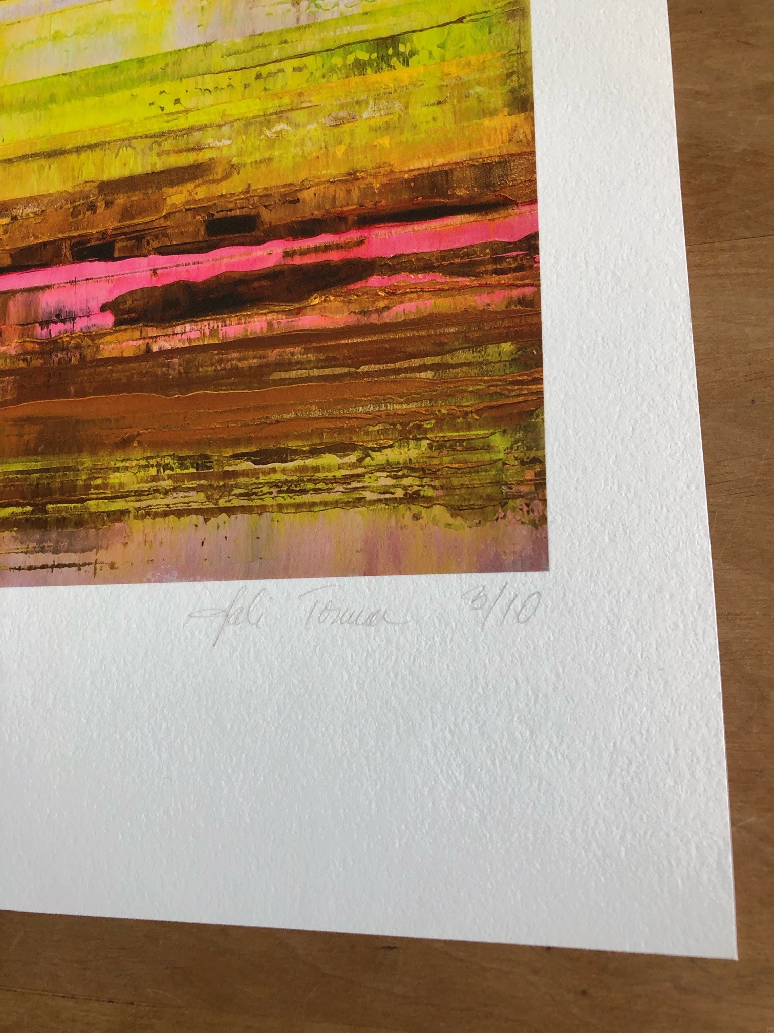 Kunstdruck Prisma 13 - Pinker Nil by Torma | Fineartprint Hahnemühle, Limitierung 10 - signiert