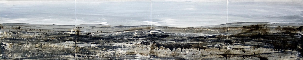 Malerei Prestige | Künstler Marek Schovanek | Mixed Media auf Leinwand, Panorama