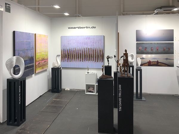 Galerie weartberlin - Messestand - Affordable Art Fair Hamburg 2019
